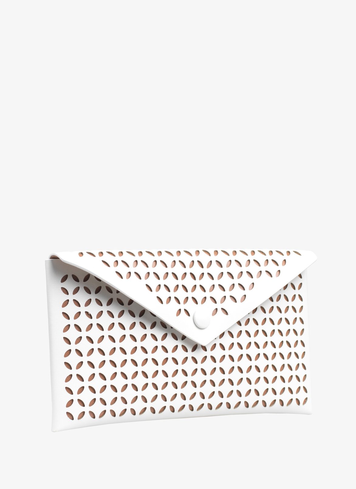 Louise 24 clutch ALAÏA WHITE/TOBACCO LOUISE 24 CLUTCH